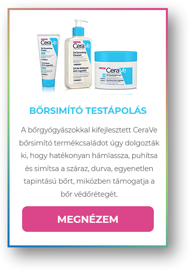 CeraVe Bőrsimító Testápolás
